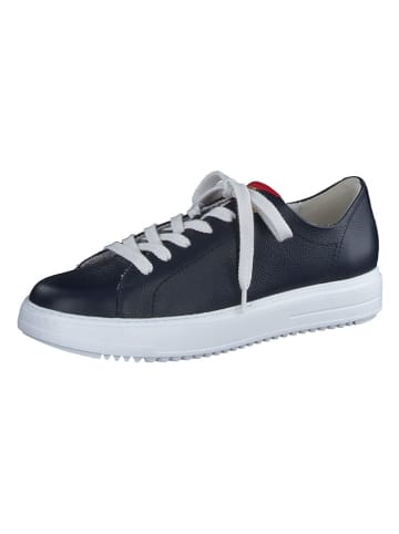 Paul Green Leder-Sneakers in Dunkelblau
