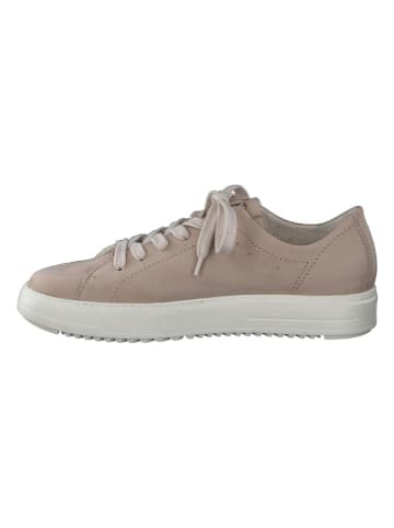 Paul Green Leder-Sneakers in Hellbraun