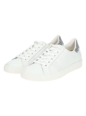 Paul Green Leder-Sneakers in Weiß