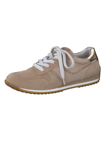Paul Green Leder-Sneakers in Hellbraun
