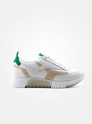 Paul Green Leder-Sneakers in Weiß