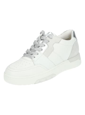 Paul Green Leder-Sneakers in Weiß