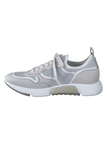 Paul Green Leder-Sneakers in Grau