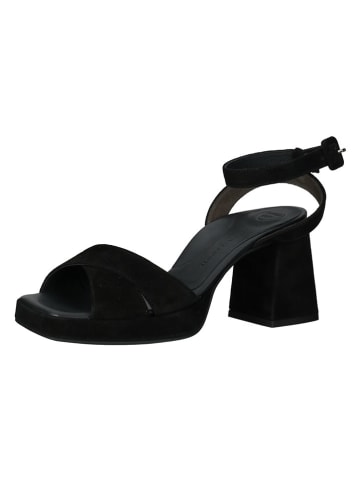 Paul Green Leder-Sandaletten in Schwarz