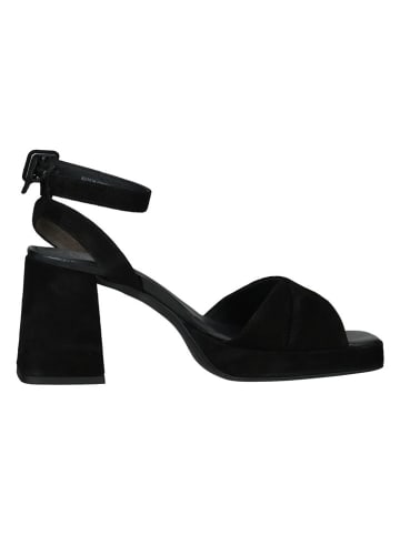Paul Green Leder-Sandaletten in Schwarz