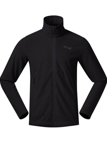 Bergans Fleceejacke in Schwarz