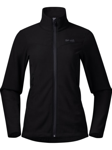Bergans Fleceejacke in Schwarz