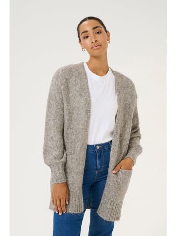 Kaffe Cardigan "Rina" in Taupe