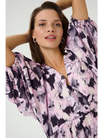 Kaffe Tuniek "Victoria" lichtroze/zwart