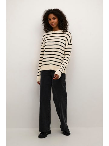 Kaffe Trui "Lida" beige/zwart