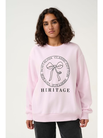 Kaffe Sweatshirt "Ellen" in Rosa