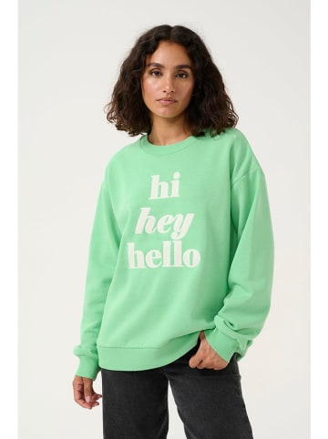 Kaffe Sweatshirt "Ellen" in Grün