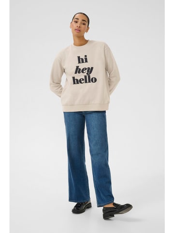 Kaffe Sweatshirt "Ellen" in Beige