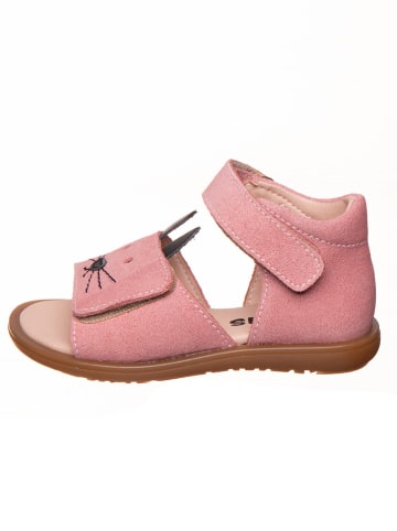 kmins Leder-Sandalen in Rosa