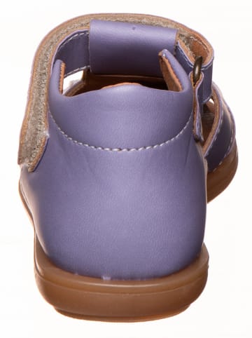 kmins Leren enkelsandalen paars