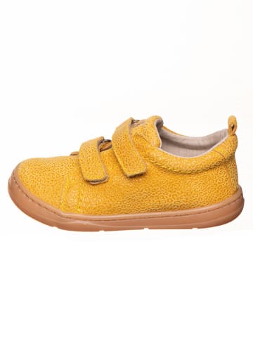 kmins Leder-Barfußschuhe in Senf