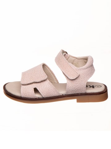 kmins Leren sandalen crème