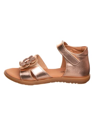 kmins Leren sandalen "Kmins" goudkleurig