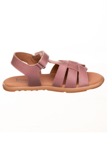 kmins Leder-Sandalen in Rosa