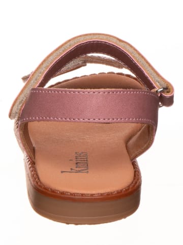 kmins Leren sandalen lichtroze