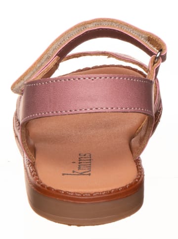 kmins Leren sandalen lichtroze