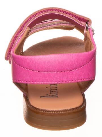 kmins Leren sandalen roze