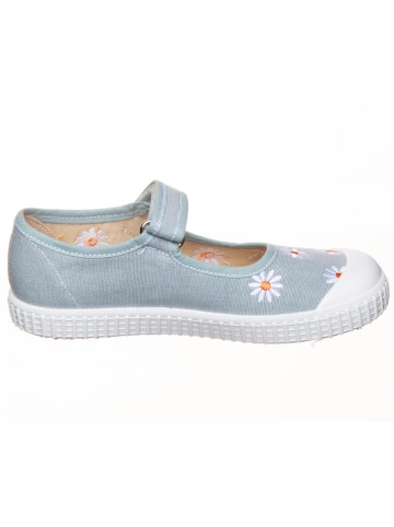 kmins Spangenballerinas in Hellblau
