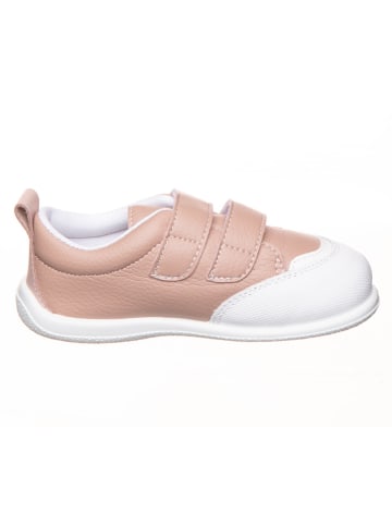 kmins Leder-Barfußschuhe in Creme