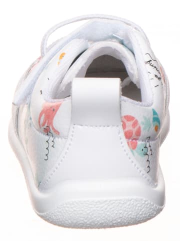 kmins Leren barefootschoenen wit/meerkleurig
