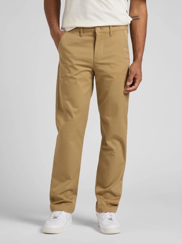 Lee Spodnie chino w kolorze beżowym