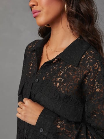 Milan Kiss Bluse in Schwarz