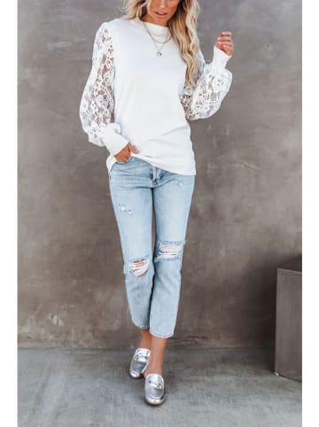 Milan Kiss Bluse in Weiß