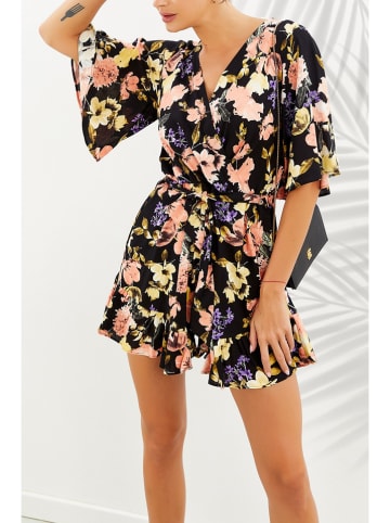Milan Kiss Kleid in Schwarz/ Rosa