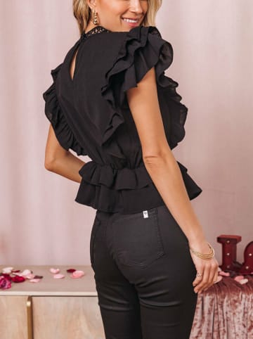 Milan Kiss Bluse in Schwarz