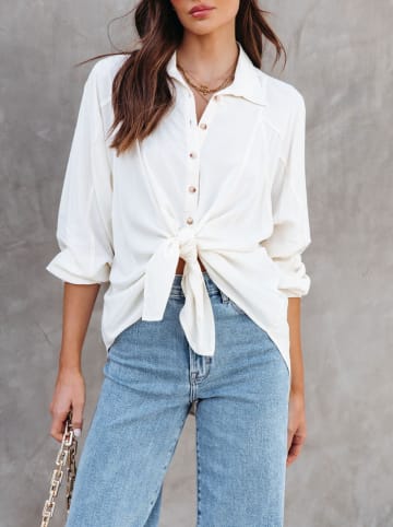 Milan Kiss Bluse in Weiß