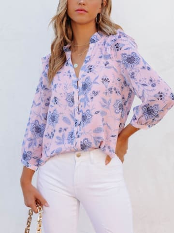Milan Kiss Blouse paars/blauw