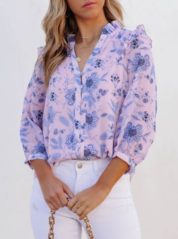 Milan Kiss Blouse paars/blauw