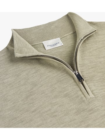 PROFUOMO Pullover in Hellgrün