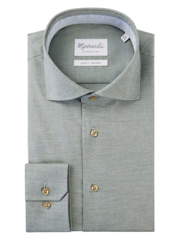 Michaelis Hemd - Slim fit - in Salbei