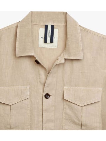 PROFUOMO Linnen blouse - regular fit - beige