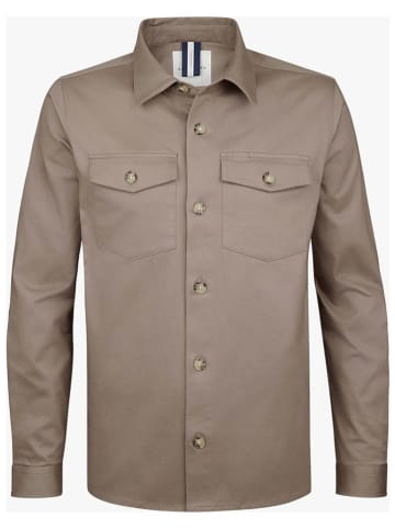 PROFUOMO Blouse - Regular fit - lichtbruin
