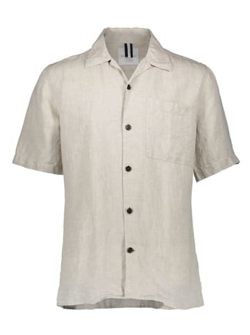 PROFUOMO Leinen-Hemd - Slim fit - in Hellgrau