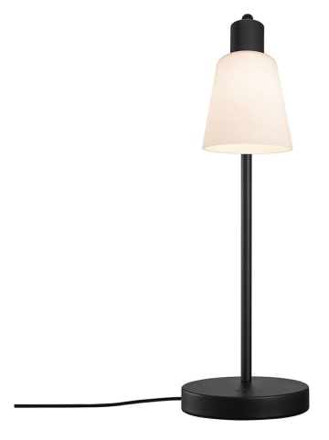 Nordlux Tischleuchte "Molli" in Schwarz/ Creme - (H)46 x Ø 10 cm