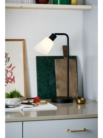 Nordlux Lampa stołowa "Molli" w kolorze czarno-kremowym - wys. 46 x Ø 10 cm