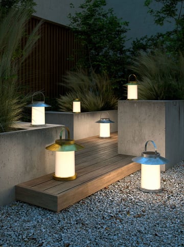 Nordlux LED-Solarleuchte "Temple" in Gold - (H)31 x Ø 22,6 cm