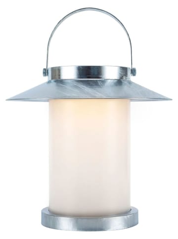 Nordlux Ledsolarlamp "Temple" zilverkleurig - (H)43 x Ø 31,3 cm