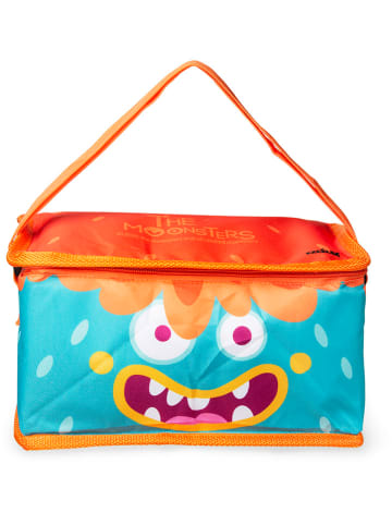 Trendy Kitchen by EXCÉLSA Isoliertasche "The Moonsters" in Mint/ Orange - (B)28 x (H)14 x (T)16,5 cm