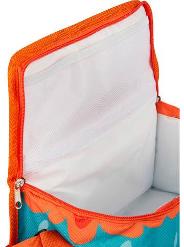 Trendy Kitchen by EXCÉLSA Isoliertasche "The Moonsters" in Mint/ Orange - (B)28 x (H)14 x (T)16,5 cm