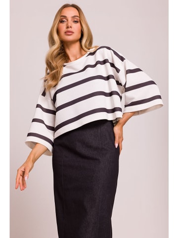 made of emotion Blouse wit/zwart