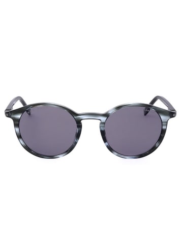Hugo Boss Męskie okulary przeciwsłoneczne w kolorze fioletowo-błękitno-szarym